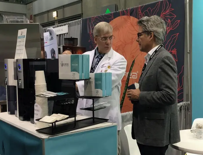 Mathew Barta at Coffee Water Expo